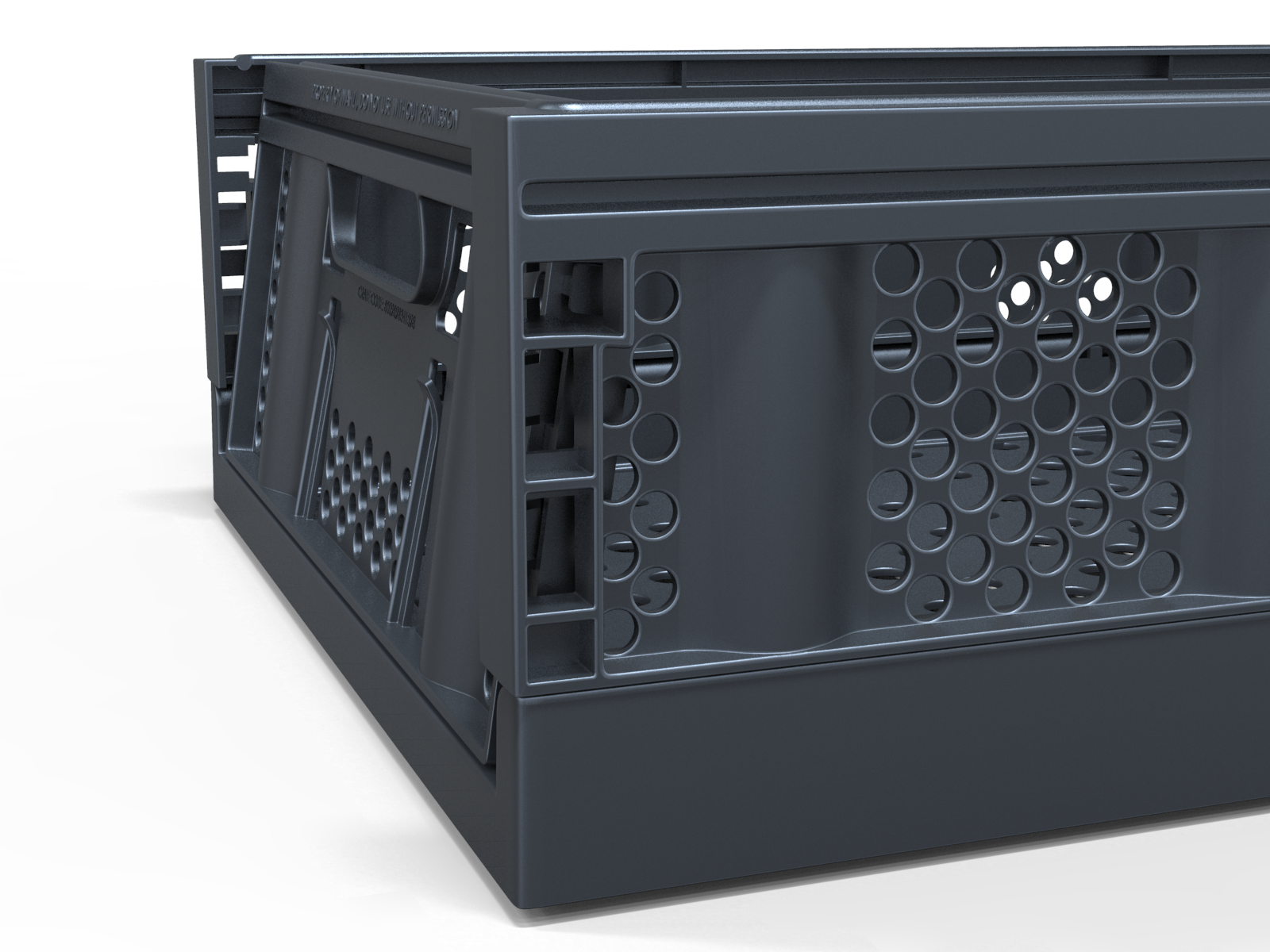 Collapsible crate 